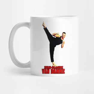 Van Damme Kicking Mug
